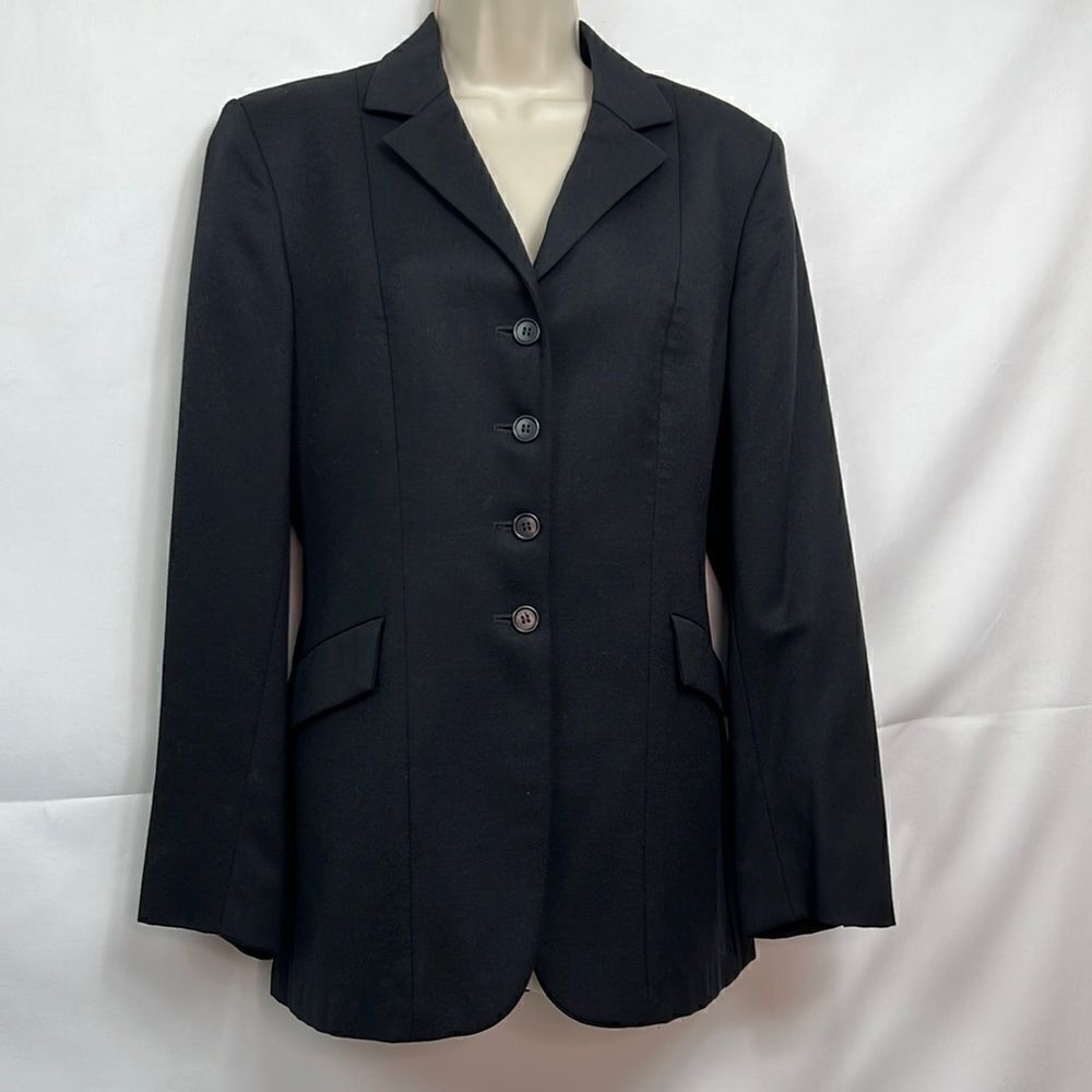 Black Women's Single-Breasted Blazer